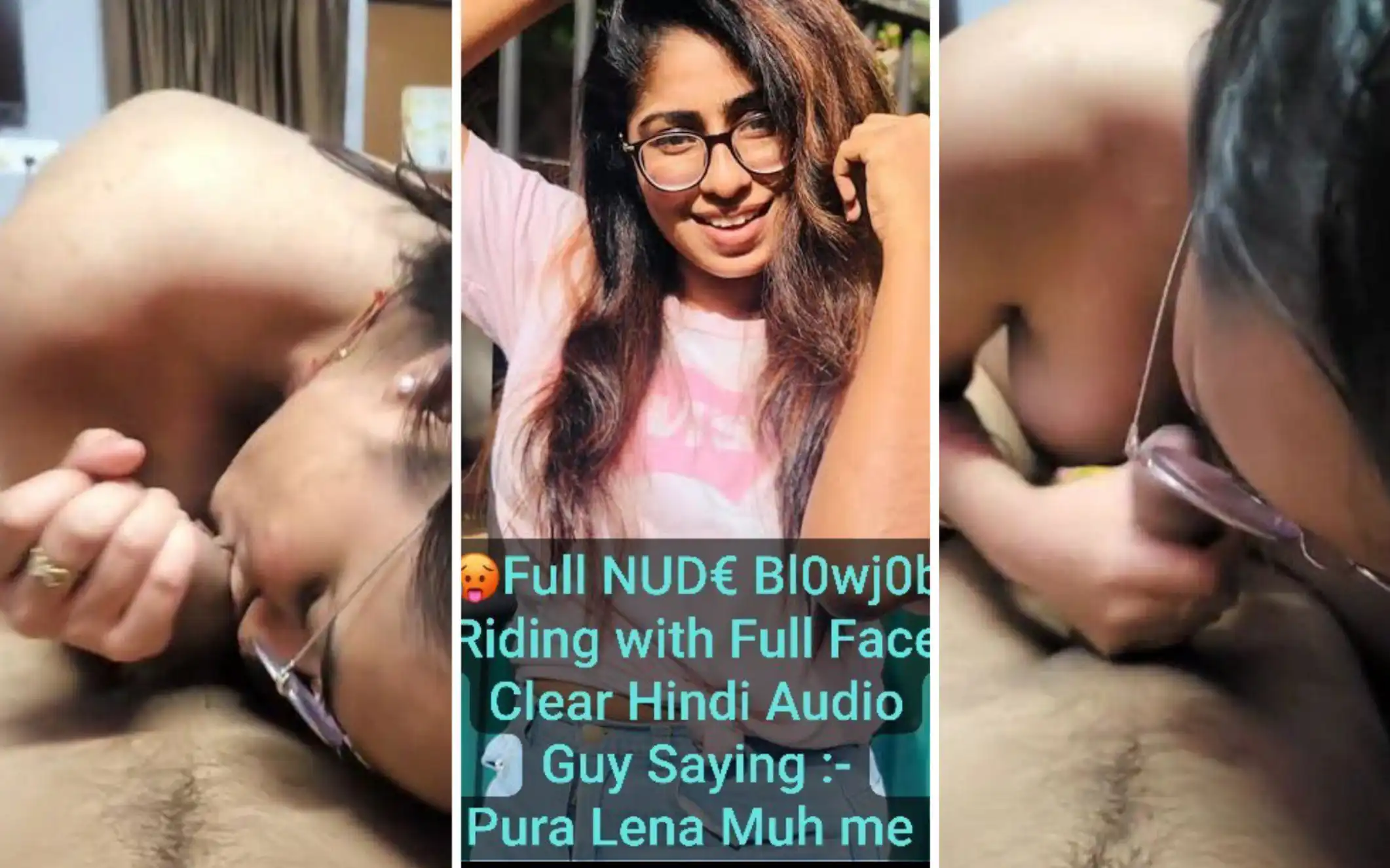 Desi GF Giving Blowjob Boyfriend Saying ” Pura Lena Muh me “