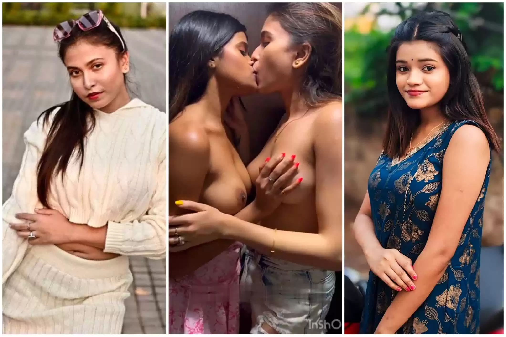 Bongonaari aka Sarmishtha Sarkar & Amaira Lesbian Licking Pussy and Vibrator Sex