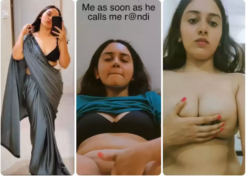 Beautiful Desi GF Showing Playing with her Boobs & Masterbating with Hot Expressions