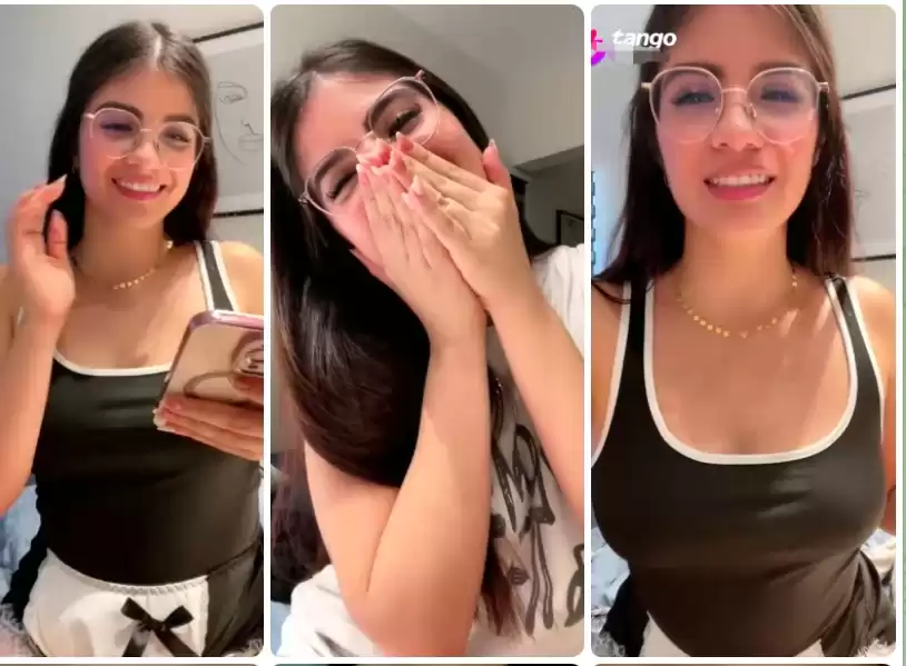 MAYA Beautiful Model Nude Tango Premium Live Caught by Boyfriend while Masterbating, Stripping Full NUDE with Full Face Boobs Pressing Dildo Riding Spreading her ASS
