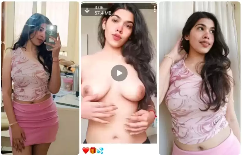 Nude Desi Snapchat Influencer Viral Video Showing Pressing Boobs