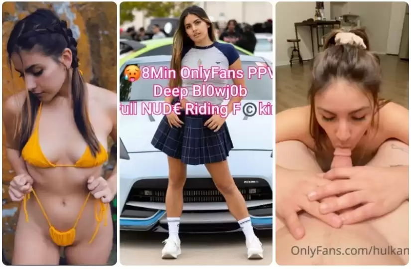 Famous Super Car Exhibition Model Most Demanded OnlyFans Exclusive Viral PPV 8Min Video Deep Blowjob, Full NUDE Riding & Fucking