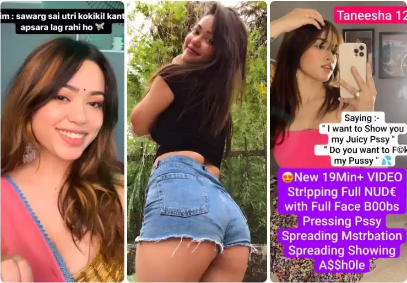 Taneesha Full NUDE Tango 19Min+ Boobs Pressing Pussy Closeup Masterbation Showing Asshole with Full Face Clear Audio