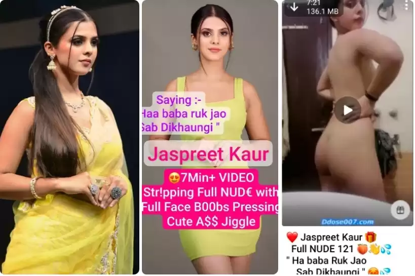 Jaspreet Kaur Full NUDE Tango 7Min+ VIDEO Stripping Full NUDE with Full Face Boobs Pressing Cute ASS Jiggle