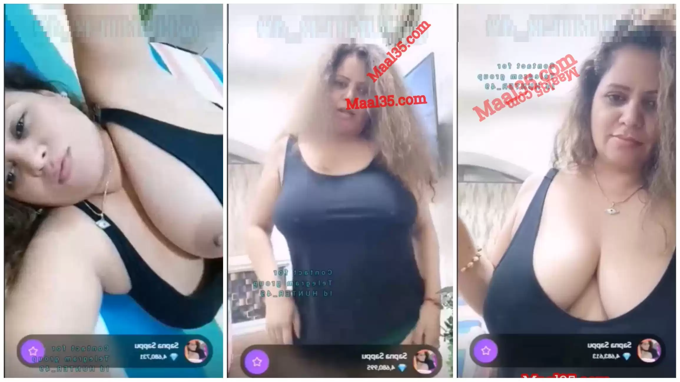 Sapna Sappu Famous Webseries Model Boob Slip On Live