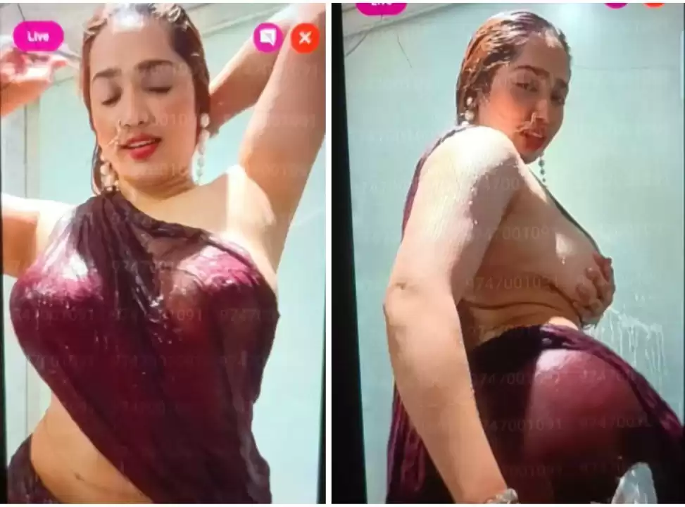 Famous Model Aditi Mistry Latest Saree Live Sneak Peak