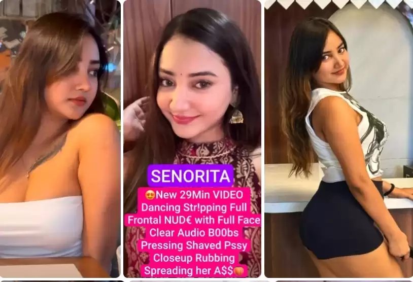 SENORITA Nude Tango 29Min Stripping Full Frontal NUDE with Full Face Boobs Pressing, Shaved Pussy Closeup Rubbing, Spreading Ass