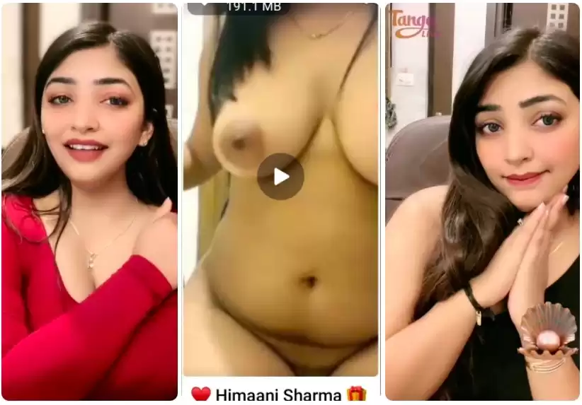 Himaani Sharma 22Min+ Tango LIVE Full NUDE Shower Pressing Boobs Spreading ASS in DoggyPose Pussy Spread Masterbation