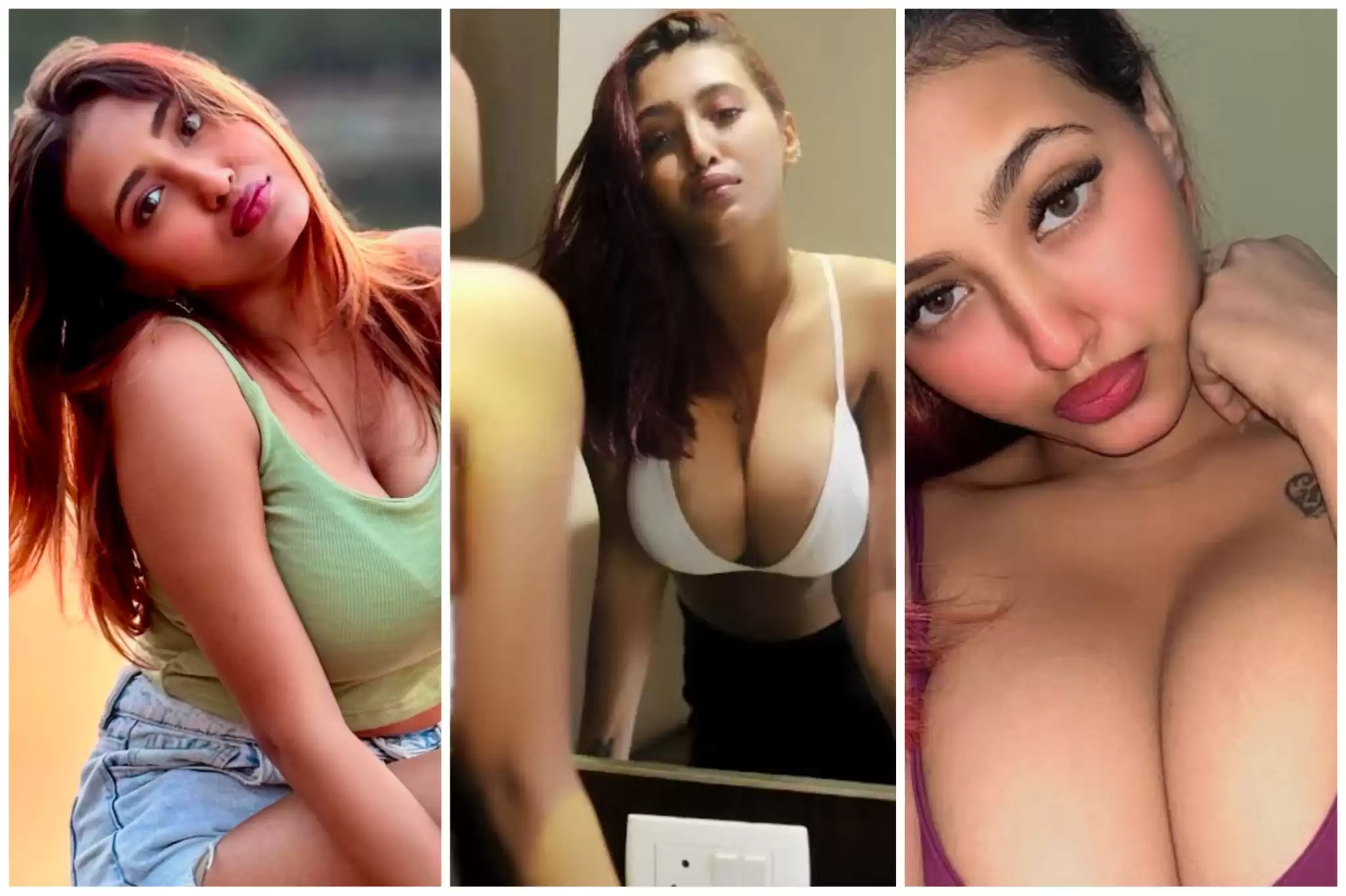 Divya Mandal Flashing Tities On Live, Famous Insta Model