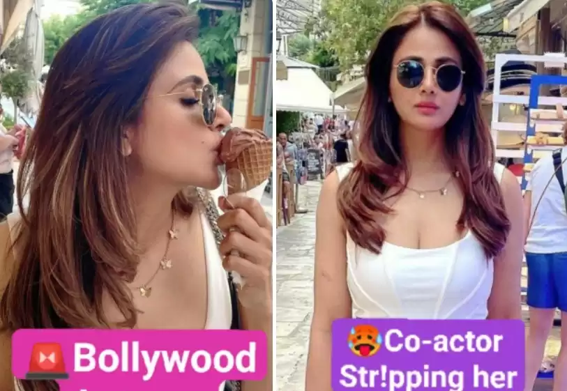 Famous Bollywood Actress NUDE Debut Co-actor Stripping her Topless & Sucking her Boobs For Real