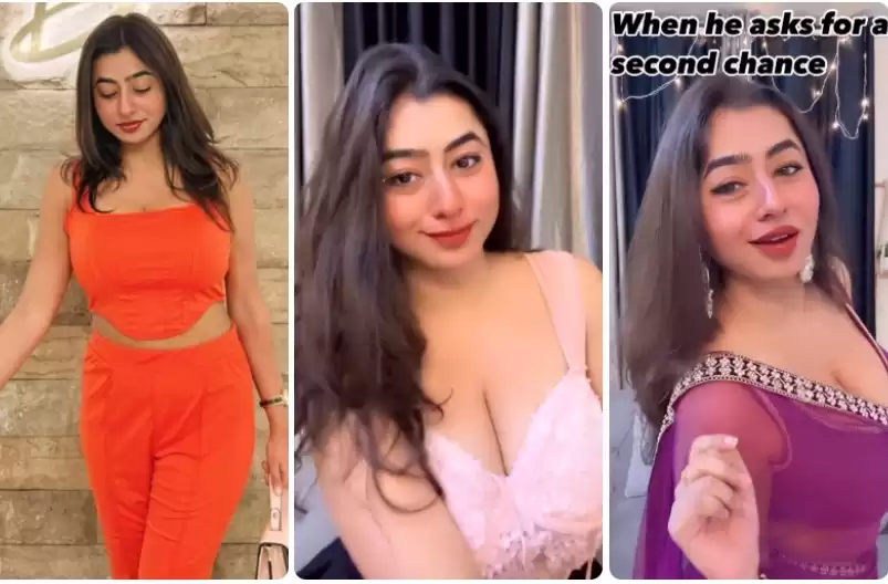 Famous Instagram Influencer Shimmi New Latest 8Min+ Tango Live Showing Pressing Huge Boobs with Full Face