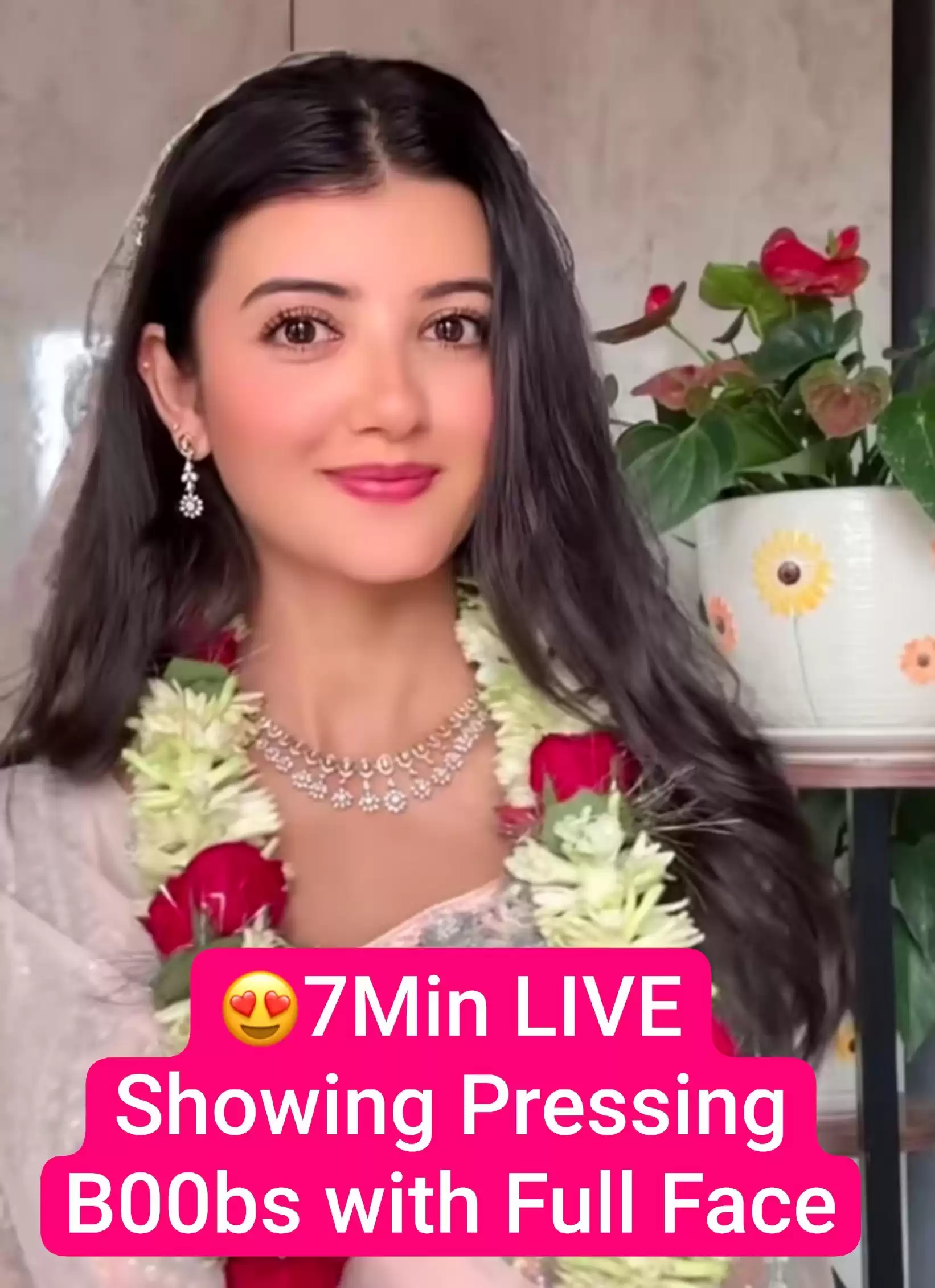SONI Beautiful Snapchat Queen Latest Most Exclusive 7Min Nude Chamet Live Showing Playing with Tiddies with Full Face