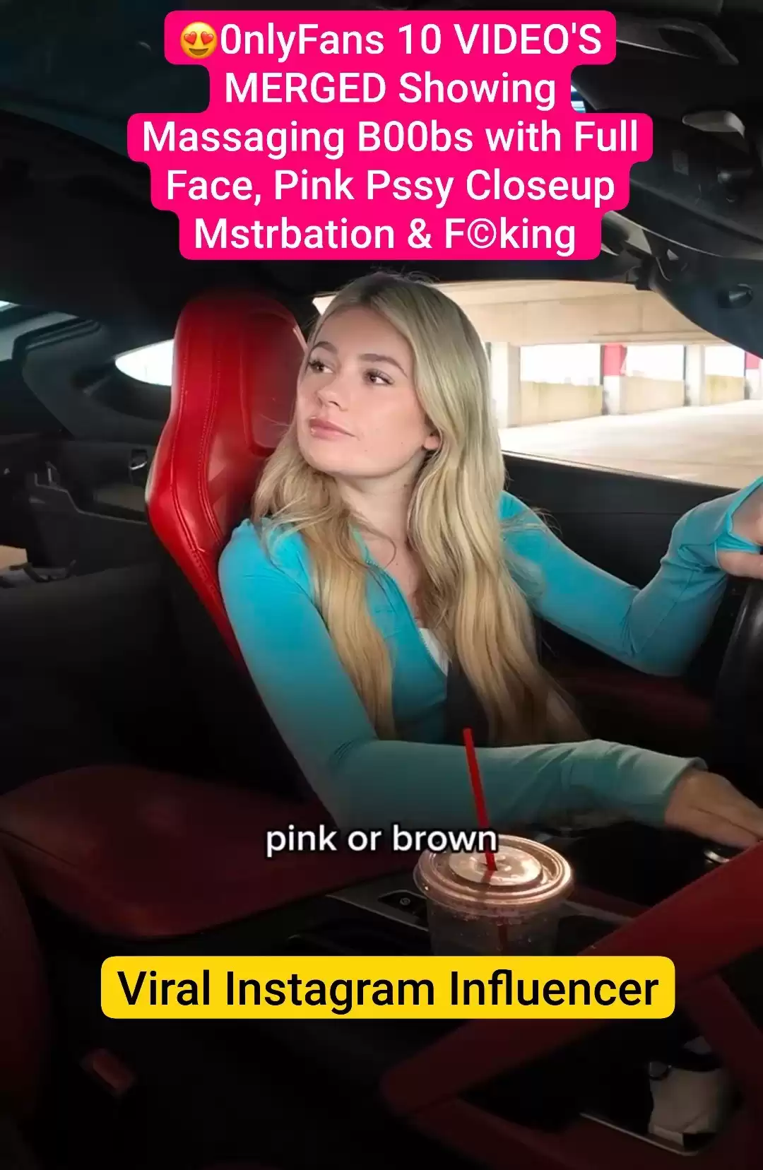 Viral Instagram Influencer OnlyFans 10 VIDEO’S MERGED Showing Massaging Boobs with Full Face, Pink Pussy Closeup Masterbation & Fucking