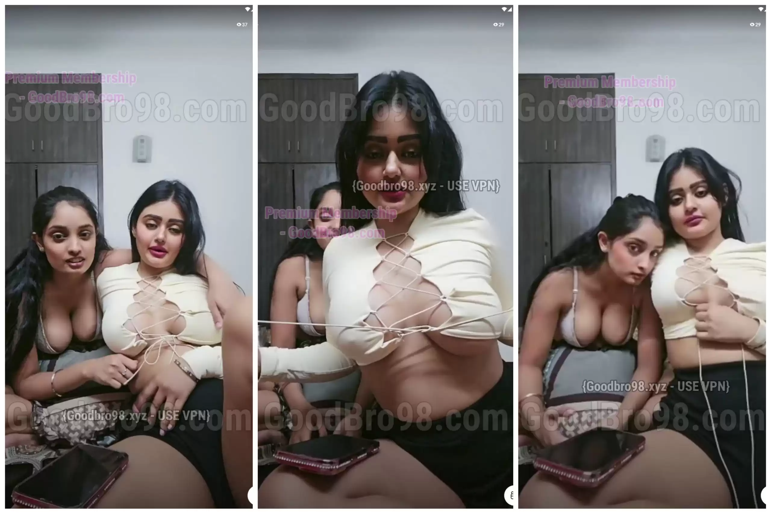 Lesbian Premium Tango Nude Playing With Tities