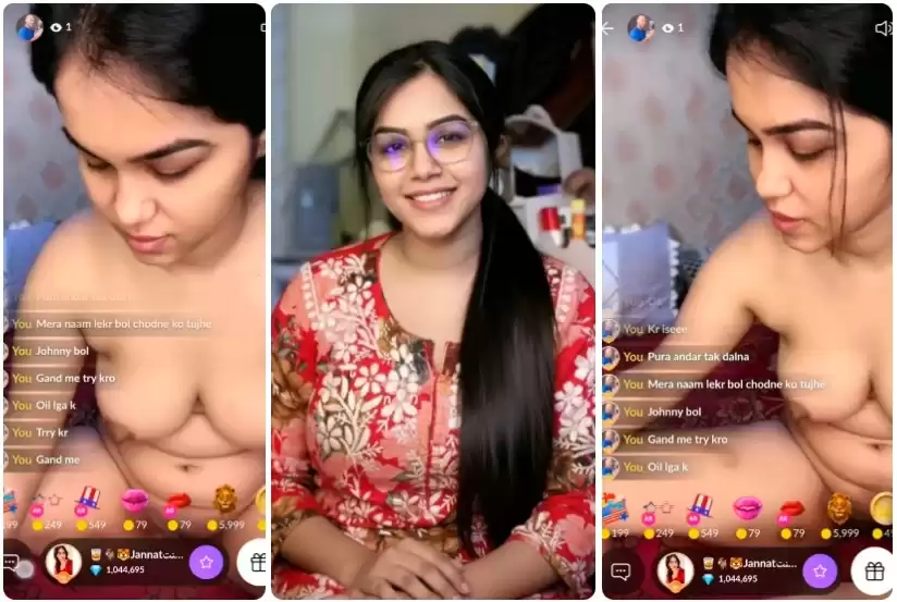 JANNAT Nude Tango Live 10Min+ Video Stripping Full Frontal NUDE with Full Face Pussy Closeup Masterbation with Hairbrush, Inserting in her ASS