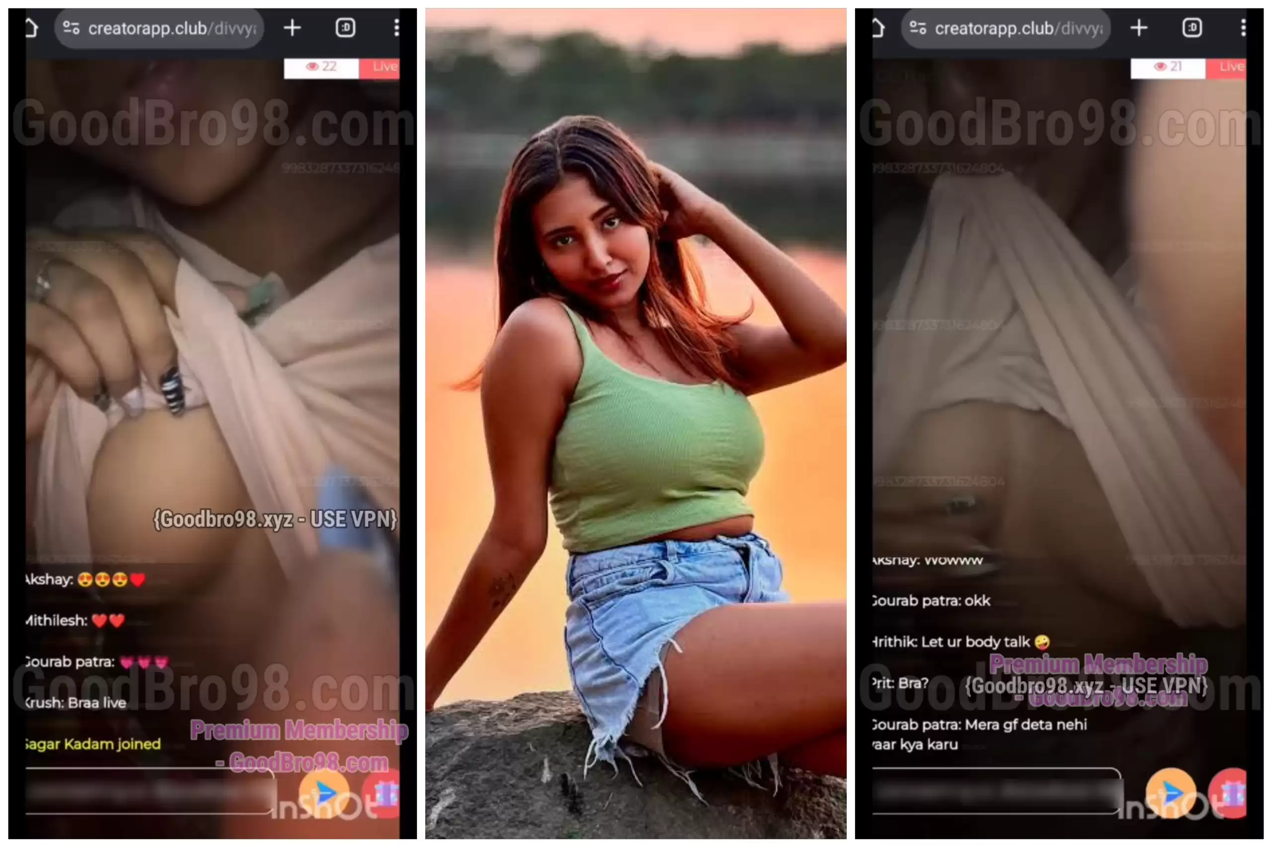 Divya Mandal Latest Premium Paid Live Session FLASHING TITIES