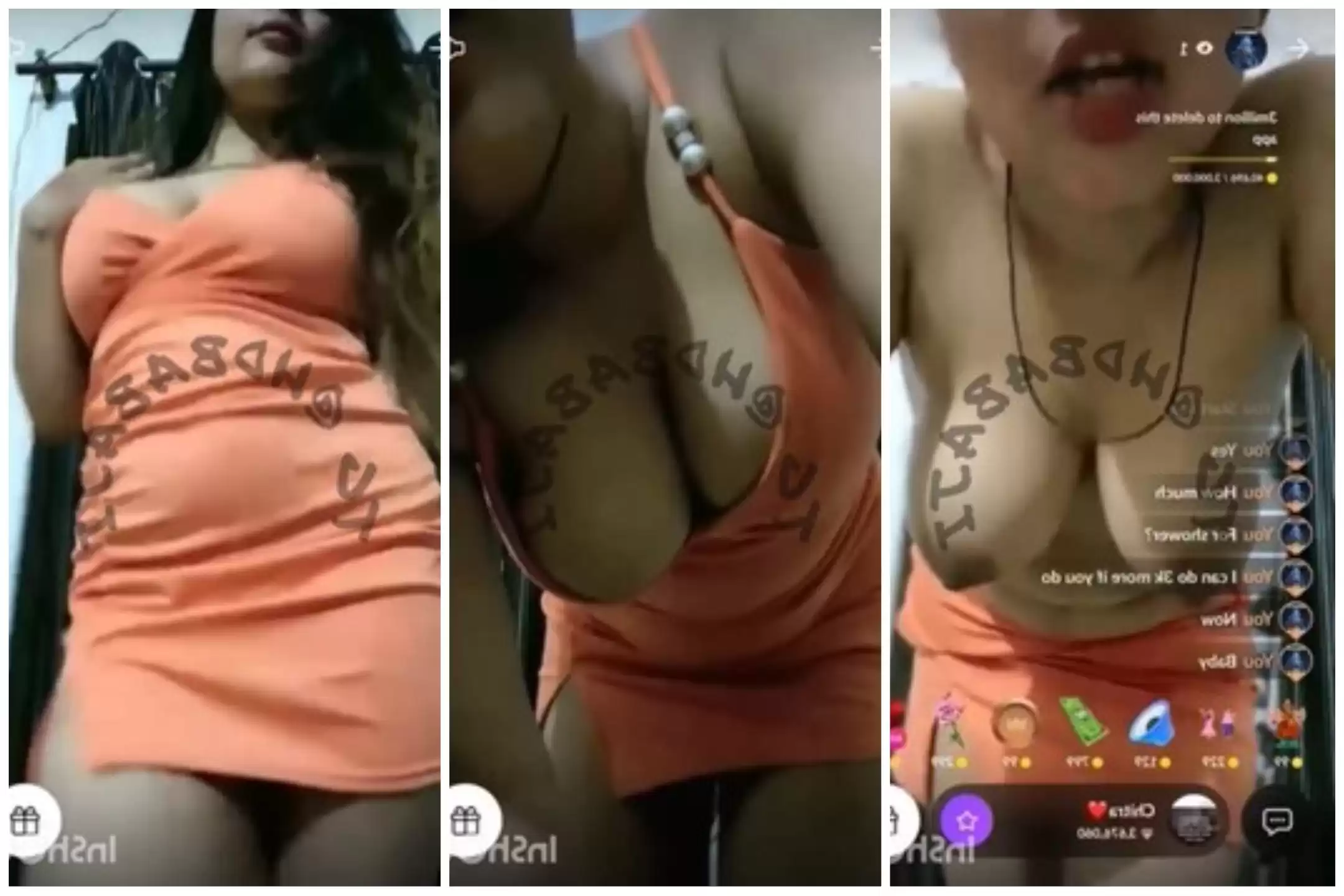 Sexy Girl 121 Premium Tango For Viewer Popping Her Big Boobs For Tango Coins