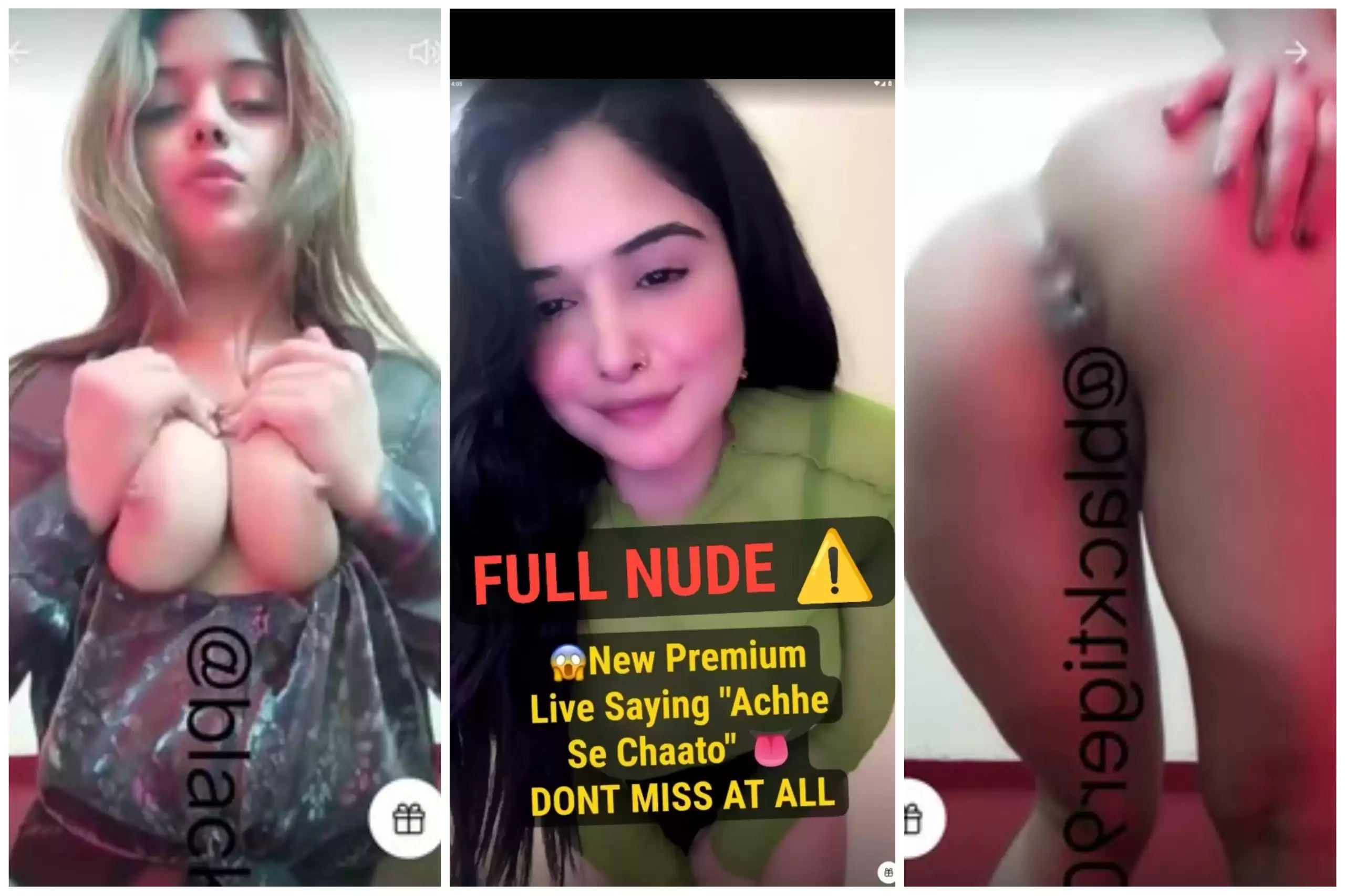 Most Awaited PAKISTANI MODEL BILLI TANGO PREMIUM 121 NUDE WITH FACE