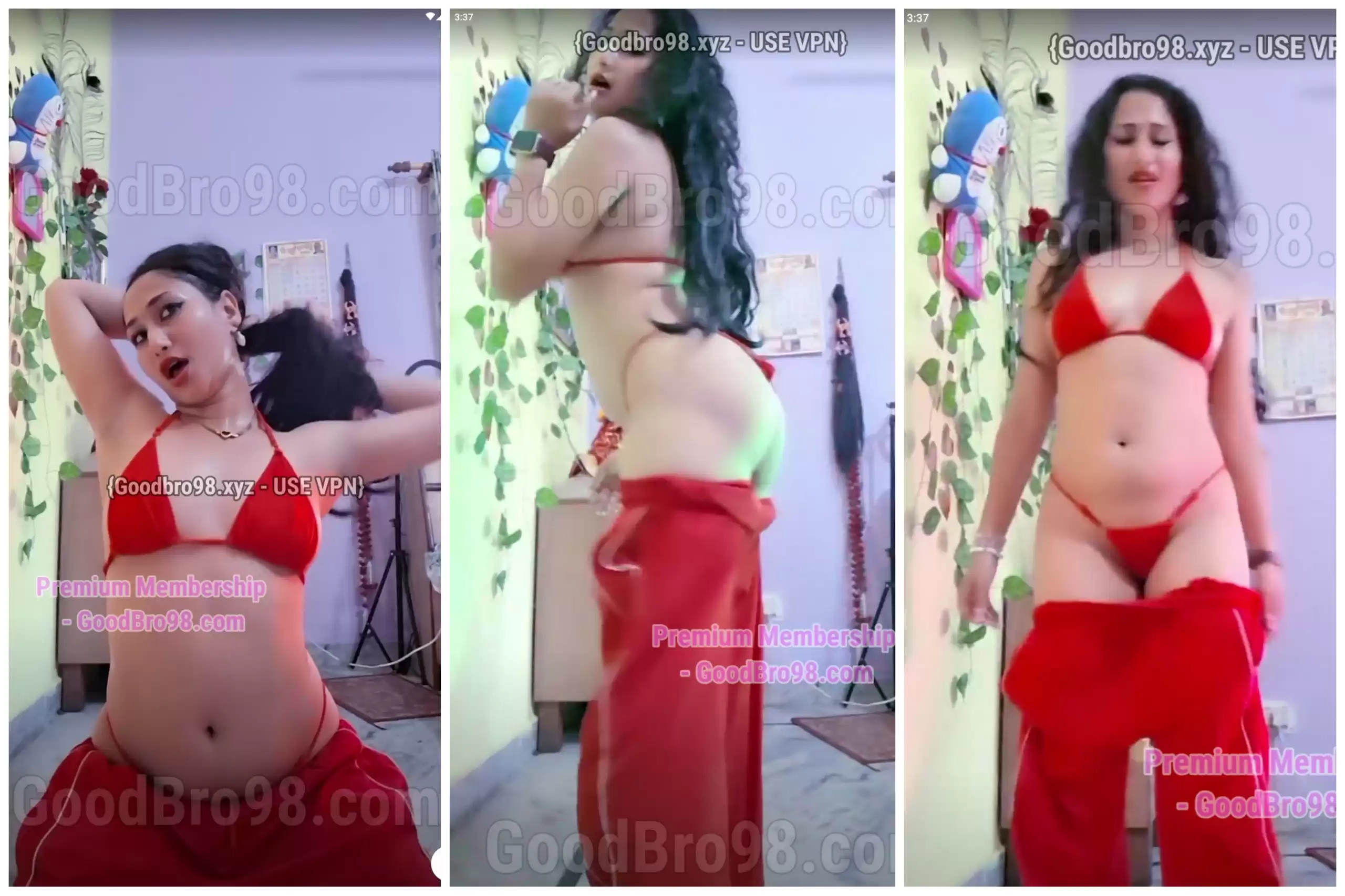 Sexy Girl Stripping In Tango Premium Live