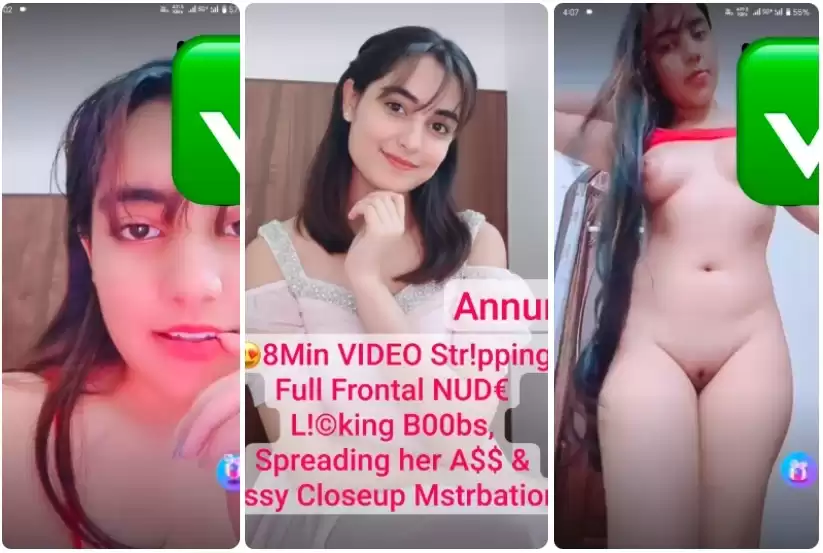 ANUUM Beautiful Insta Influencer 8Min Premium VIDEOCALL Teasing Stripping Full Frontal NUDE with Full Face Licking her Boobs, Spreading her ASS & Masterbation with Hot Expressions Clear Audio