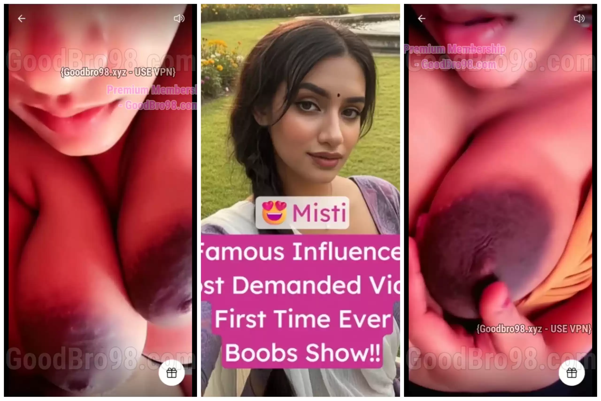 Famous Model MISTI Tango Full Topless With Face Pussy Teasing