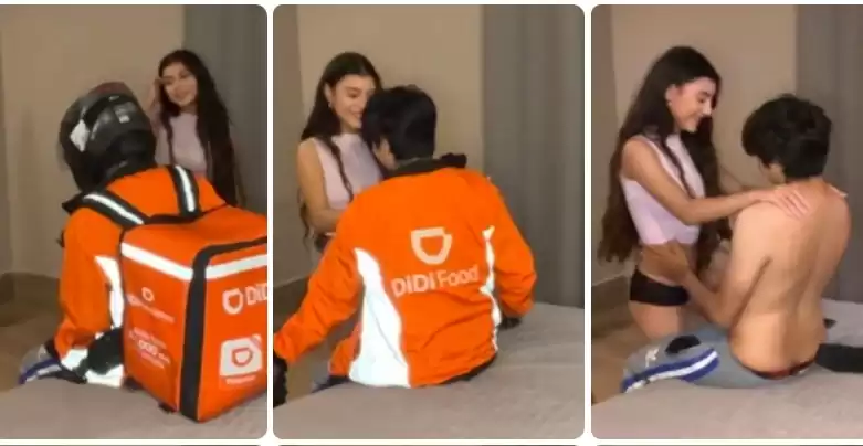 Beautiful Insta Model 11Min Roleplay VIDEO Seducing Delivery Guy Stripping Grabbing his Dick Giving Handjob Blowjob & Fucking Riding with Full Face