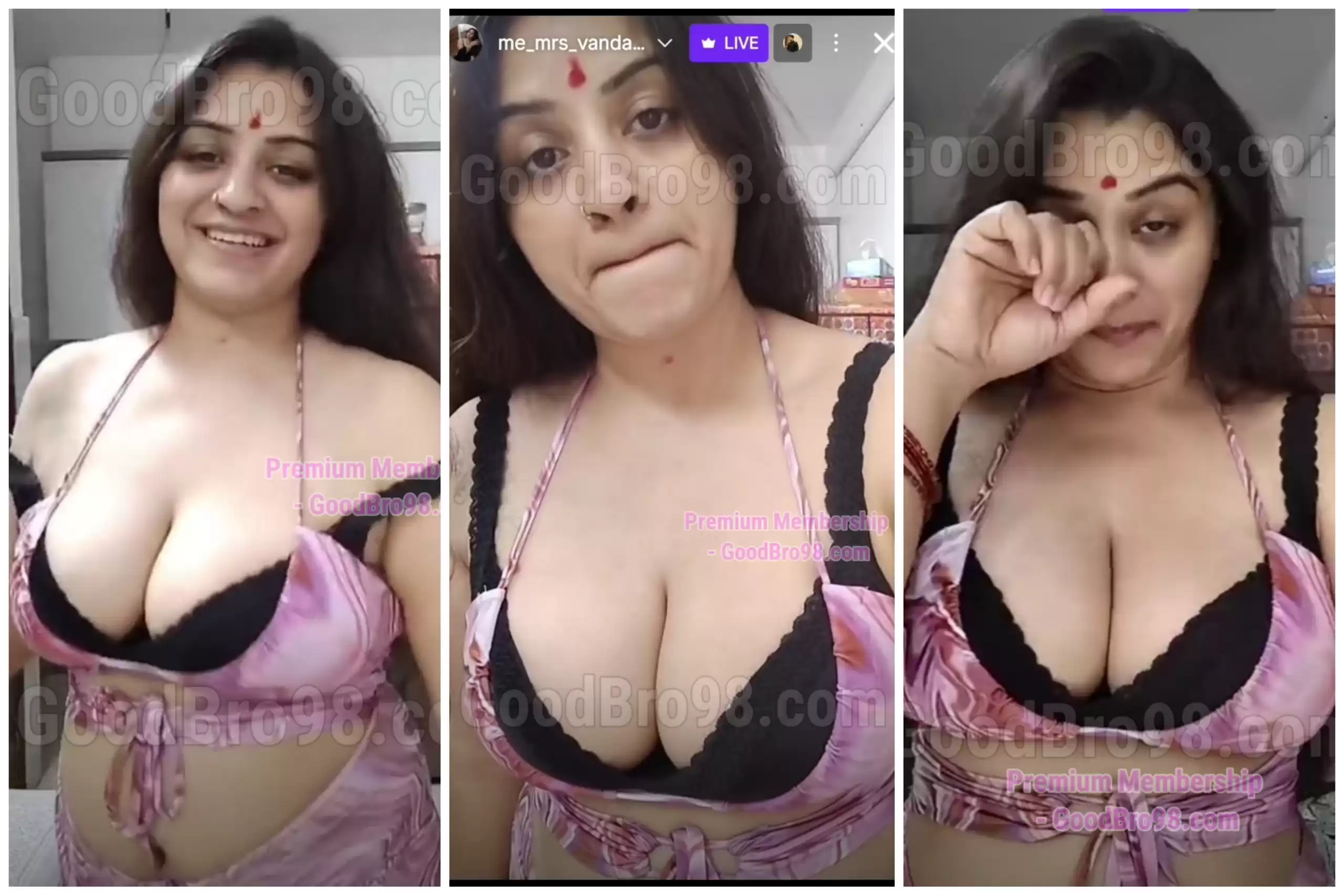Sexy Milf Bhabhi Super Hot Deep Cleavage Live
