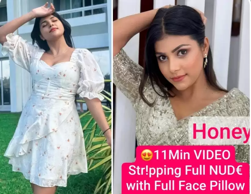 Beautiful Insta Model HONEY Tango 11Min Premium Live Teasing Stripping Full NUDE with Full Face Pillow Riding, Spitting on Tits & Licking