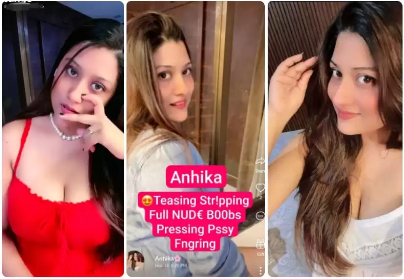 ANHIKA Beautiful Instagram Model Nude Tango Premium Live Teasing Removing Panty with Full Face Stripping Full NUDE Boobs Pressing Pussy Fingering