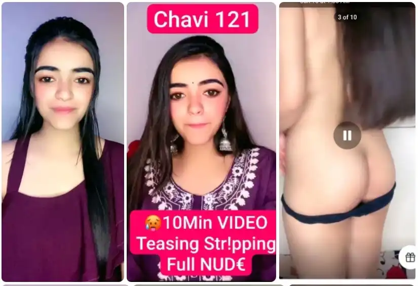 CHAVI Aka CuppyCake Exclusive 10Min+ Premium Tango Live Teasing Showing Pressing Boobs Stripping Full NUDE