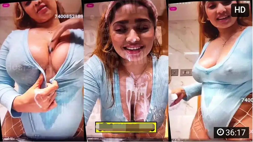 ADITI MISTRY New 31Min+ SPECIAL LIVE Cream Shower Nipple Visible, Banana Blowjob Boobs Fuck, with Full Face Clear Audio Teasing her Pussy Saying ” Inside its Pink ” Accidentally Revealing her Pssy @8:45