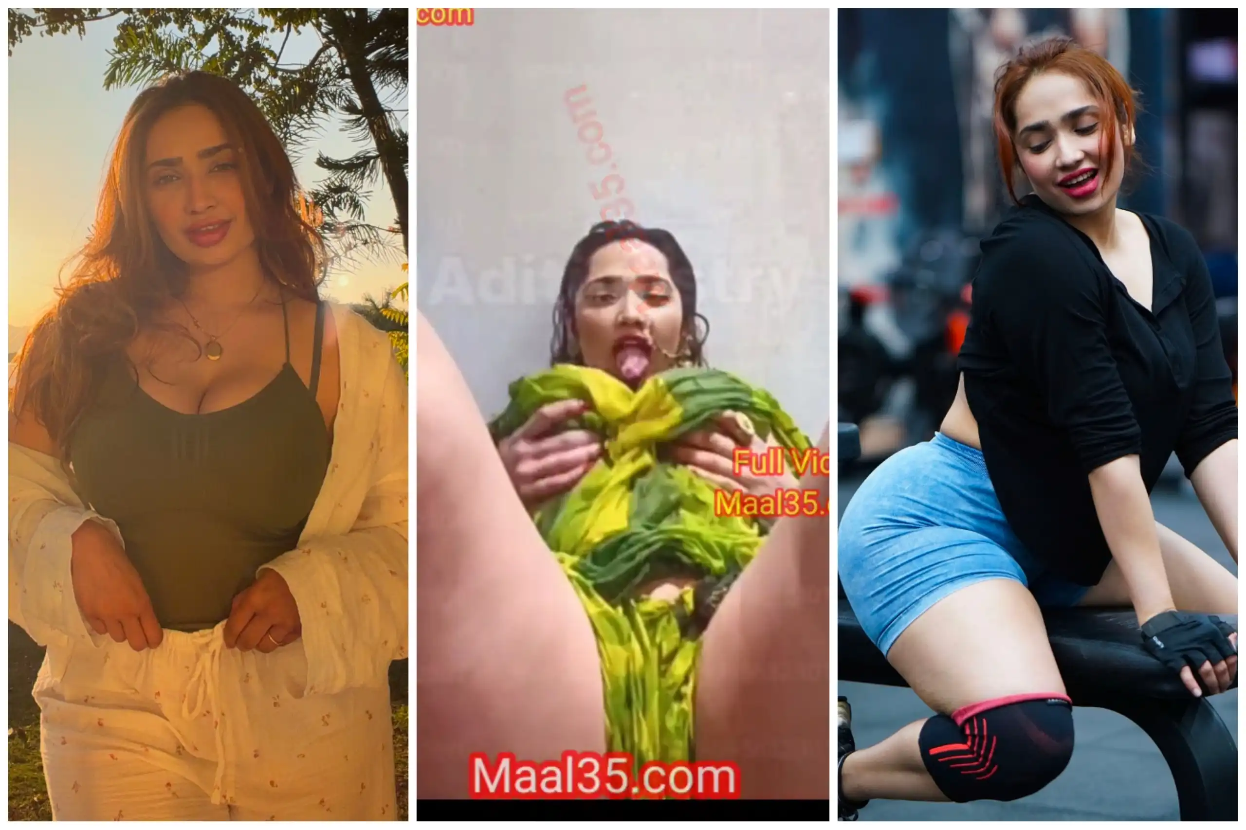 Aditi Mistry Shamelessly Bathing In Saree On Live For Fans