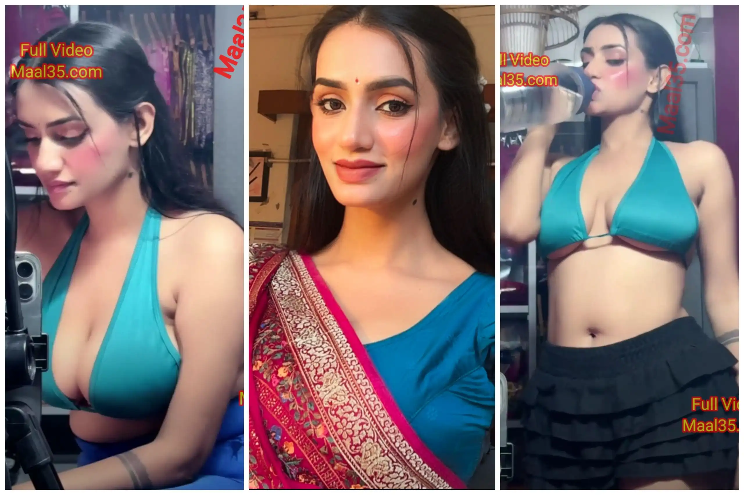 Misti Aka Kathakali Chauhan Ass Tease Premium Tango Live