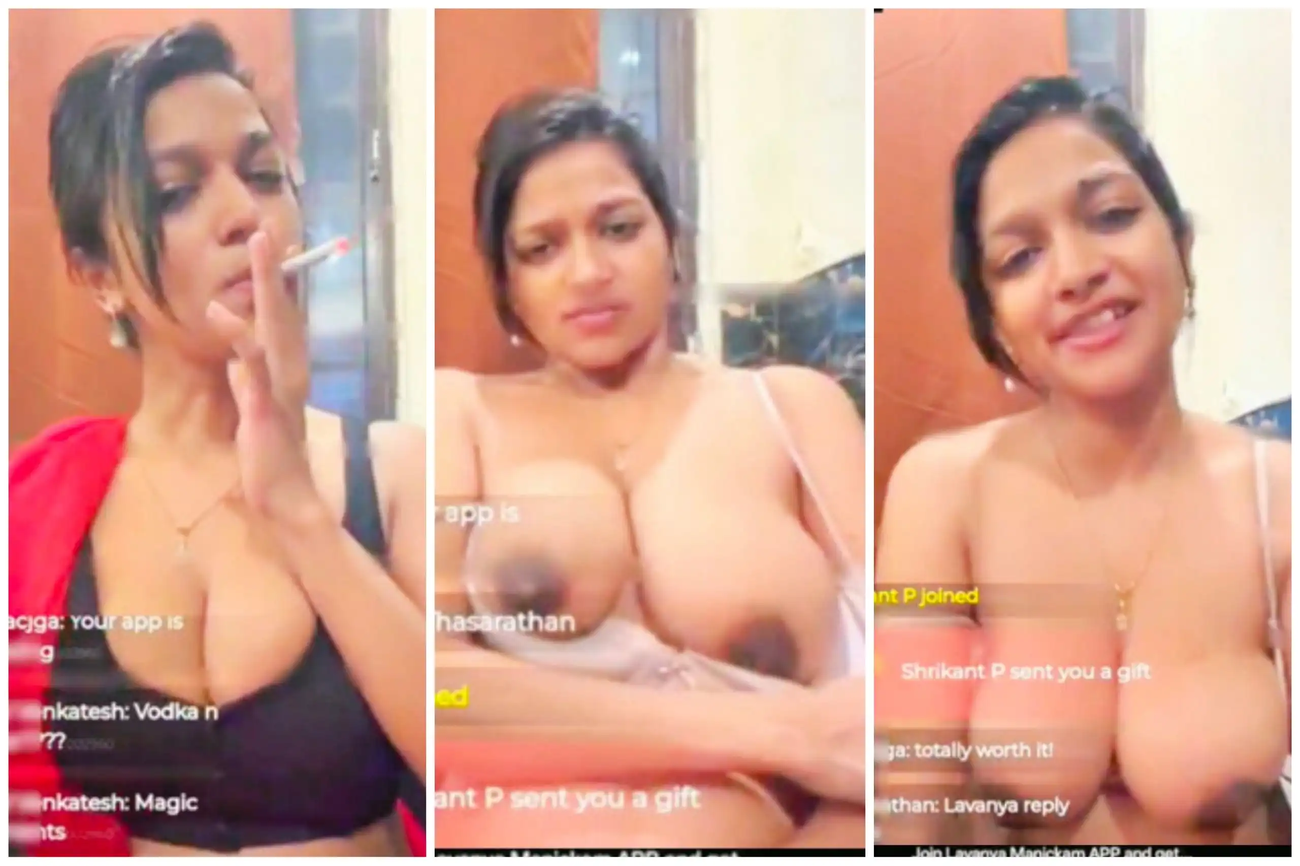 Famous Telegu Model Lavanya Manickam Full Nude Premium Live