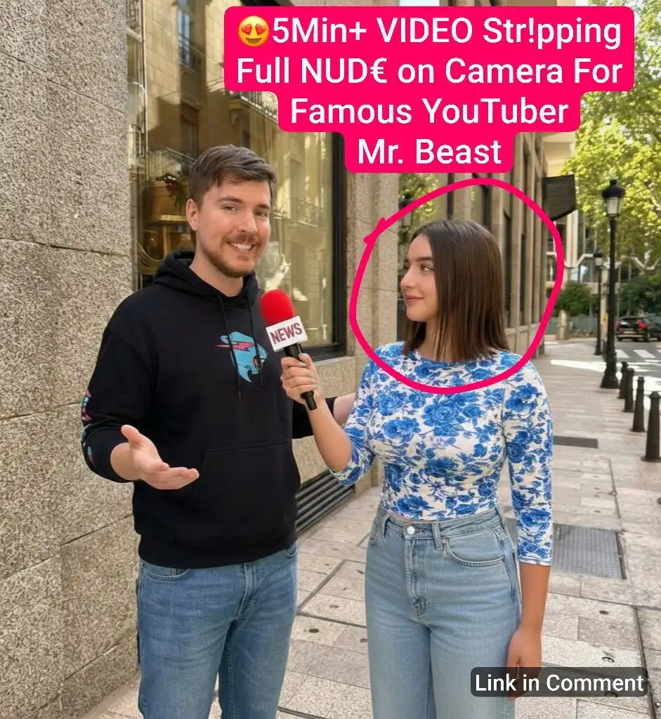 Beautiful Journalist Latest Most Exclusive 5Min+ VIDEO Stripping Full NUDE on Camera For Famous Youtuber Mr. Beast