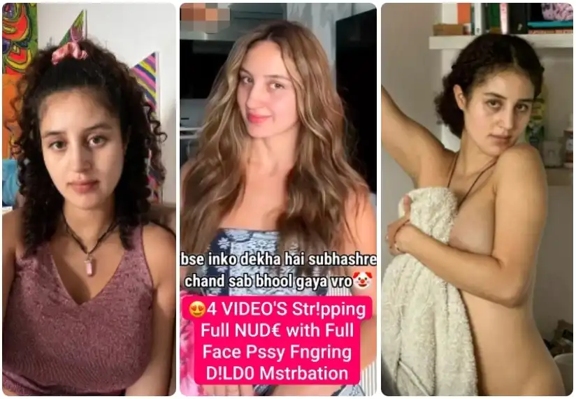 Beautiful Insta Model Latest Trending Viral Total 4 VIDEO’S Stripping Full NUDE Boobs Pressing, Pussy Fingering Dildo Masterbation with Full Face Hot Expressions