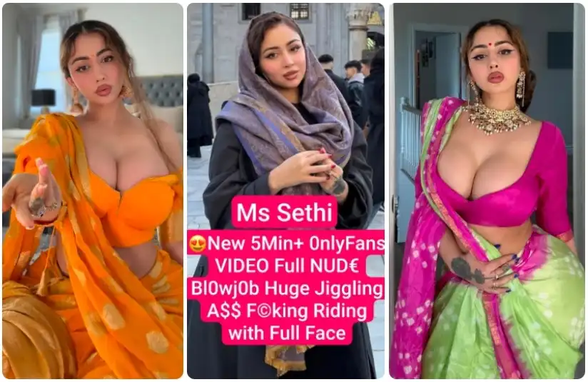 MS SETHI New 5Min+ OnlyFans VIDEO Full NUDE Blowjob Huge Jiggling ASS Fucking Riding with Full Face