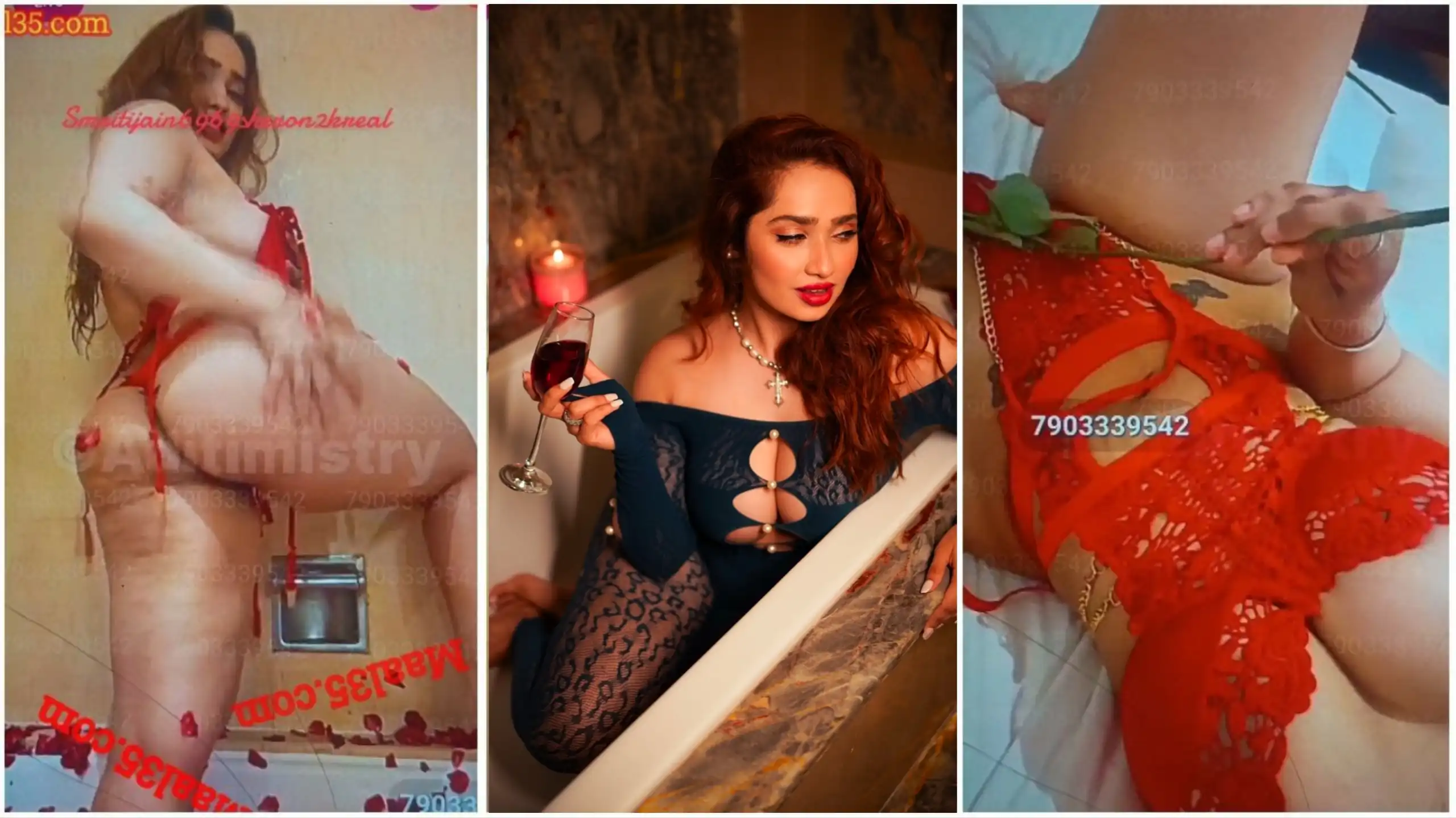 FIRST ON INTERNET Aditi Mistry Valentine’s Day Live