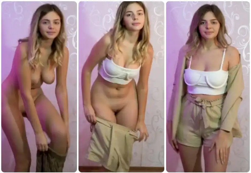 Super Hot Youtuber Paid Patreon Exclusive Behing the Scenes Sexy Clothes Haul Showing herself Stripping Completely NUDE Uncensored