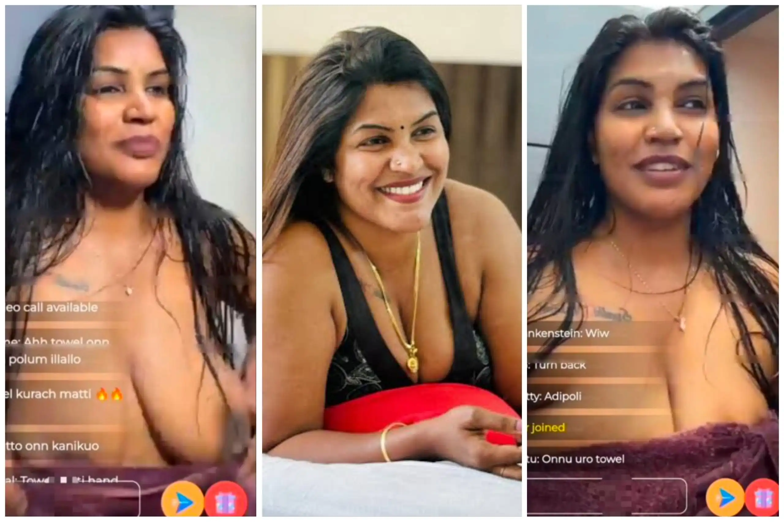 Reshma Rechu First Time NipSlip Premium Live
