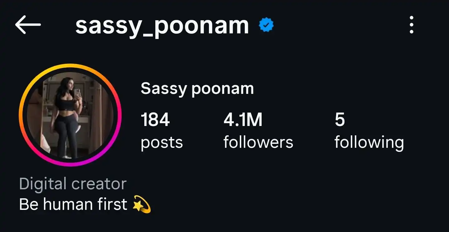Sassy Poonam Insta Exclusive Content FIRST ON WHOLE INTERNET