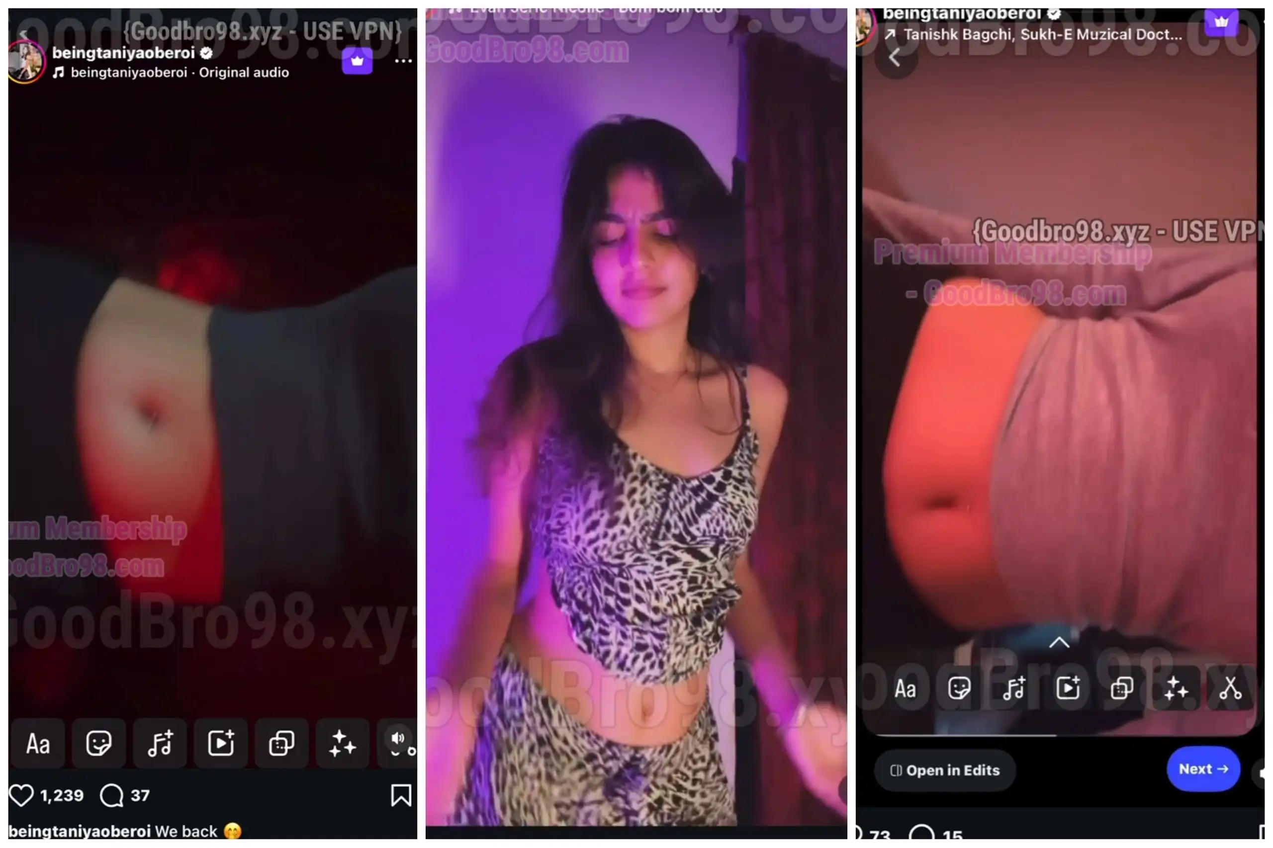 Insta Exclusive Model Taniya Oberoi Full Exclusive Content MERGED IN ONE