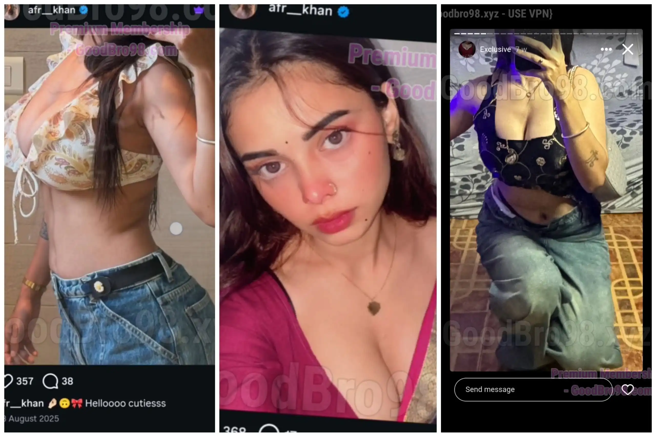 Afreen Khan Insta Exclusive Pics+Videos Latest Set