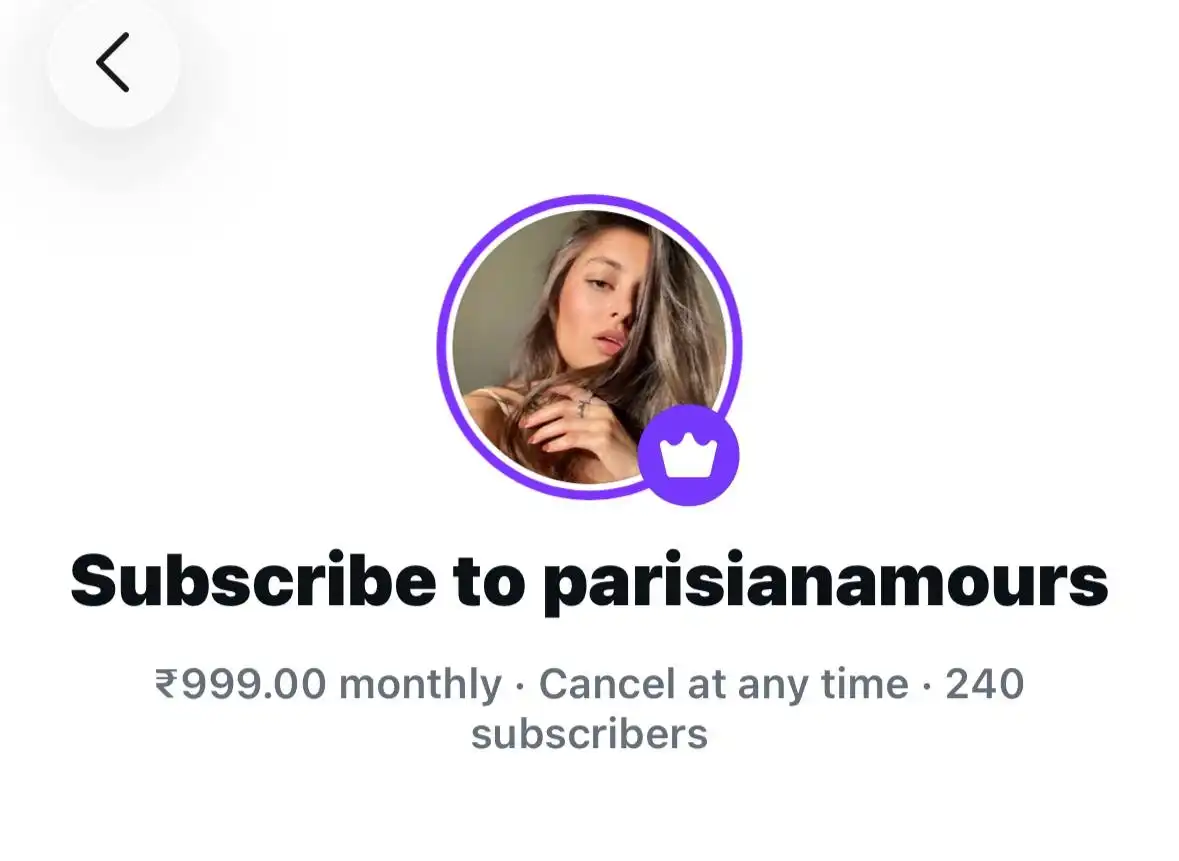 Manya Advani Insta Exclusive Premium Subscription