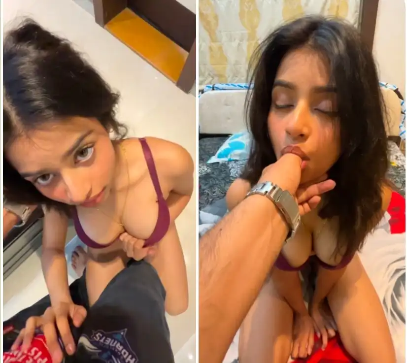 Famous Instagram Influencer MEGHA All Limits Crossed 5Min 1st Person POV VIDEO Stripped, Boobs Pressed, Slapped by Boyfriend Grabbing his Dick for BJ with Full Face Clear Audio