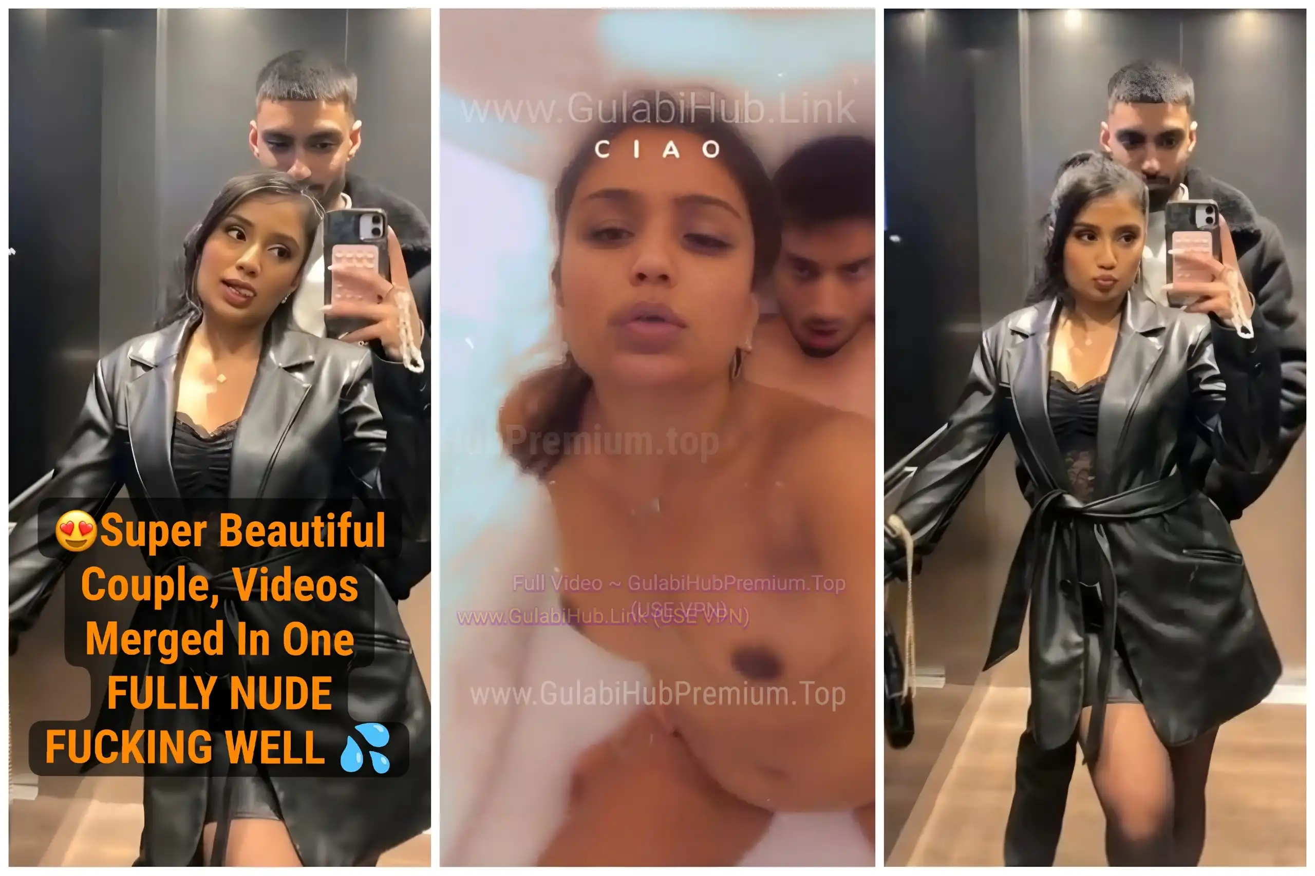 Sexy Couple Full Nude Baddie Bitch Videos Merged In One LOUD MOANING