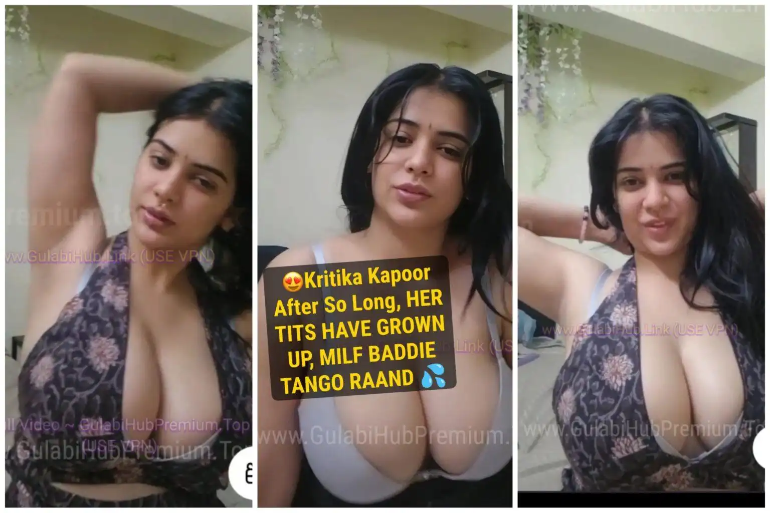 Kritika Kapoor After So Long Exclusive Latest Live After So Long Big Boobies