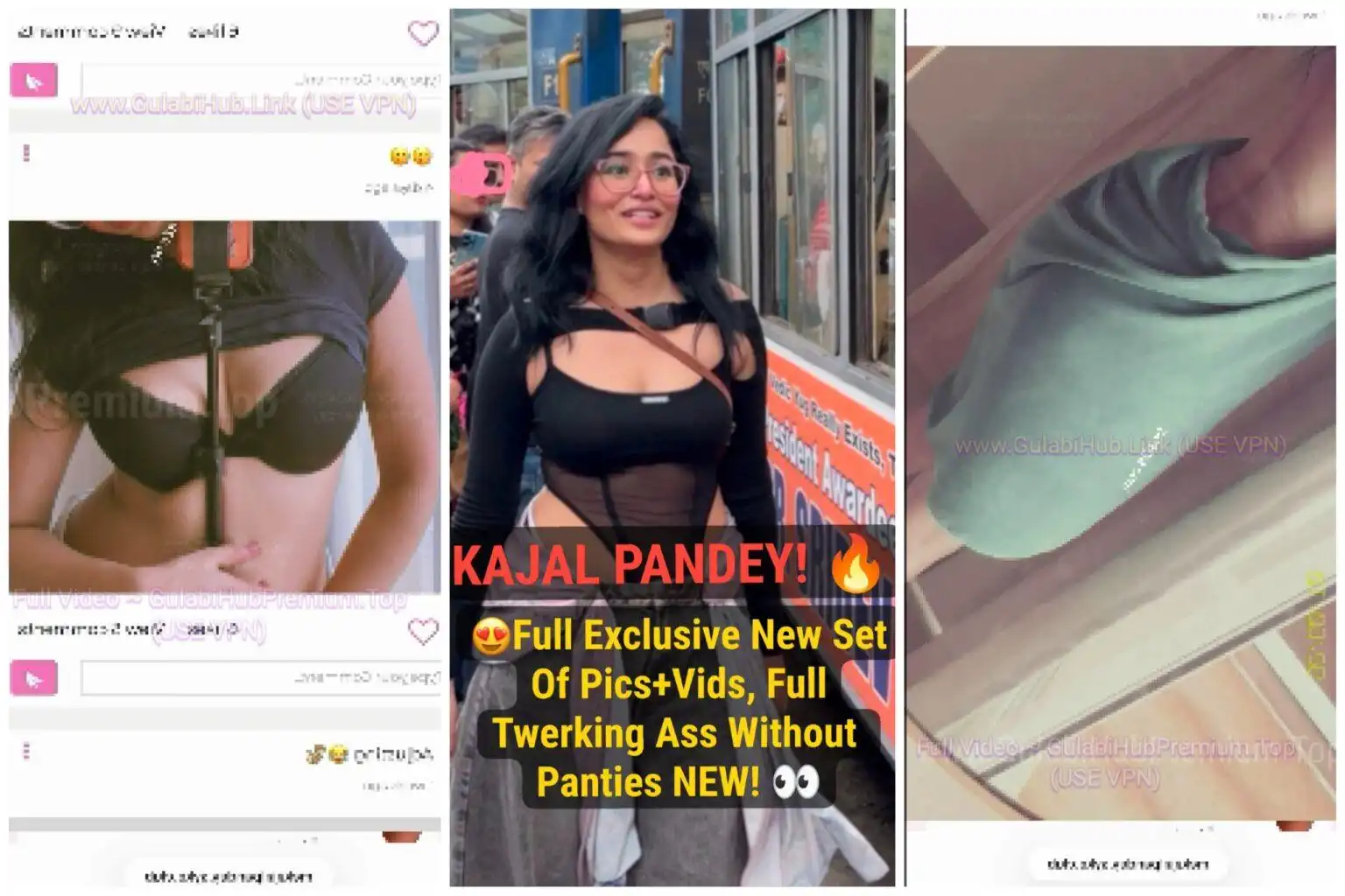 Kajal Pandey Premium New Update Pics+Videos Merged In One EXCLUSIVE
