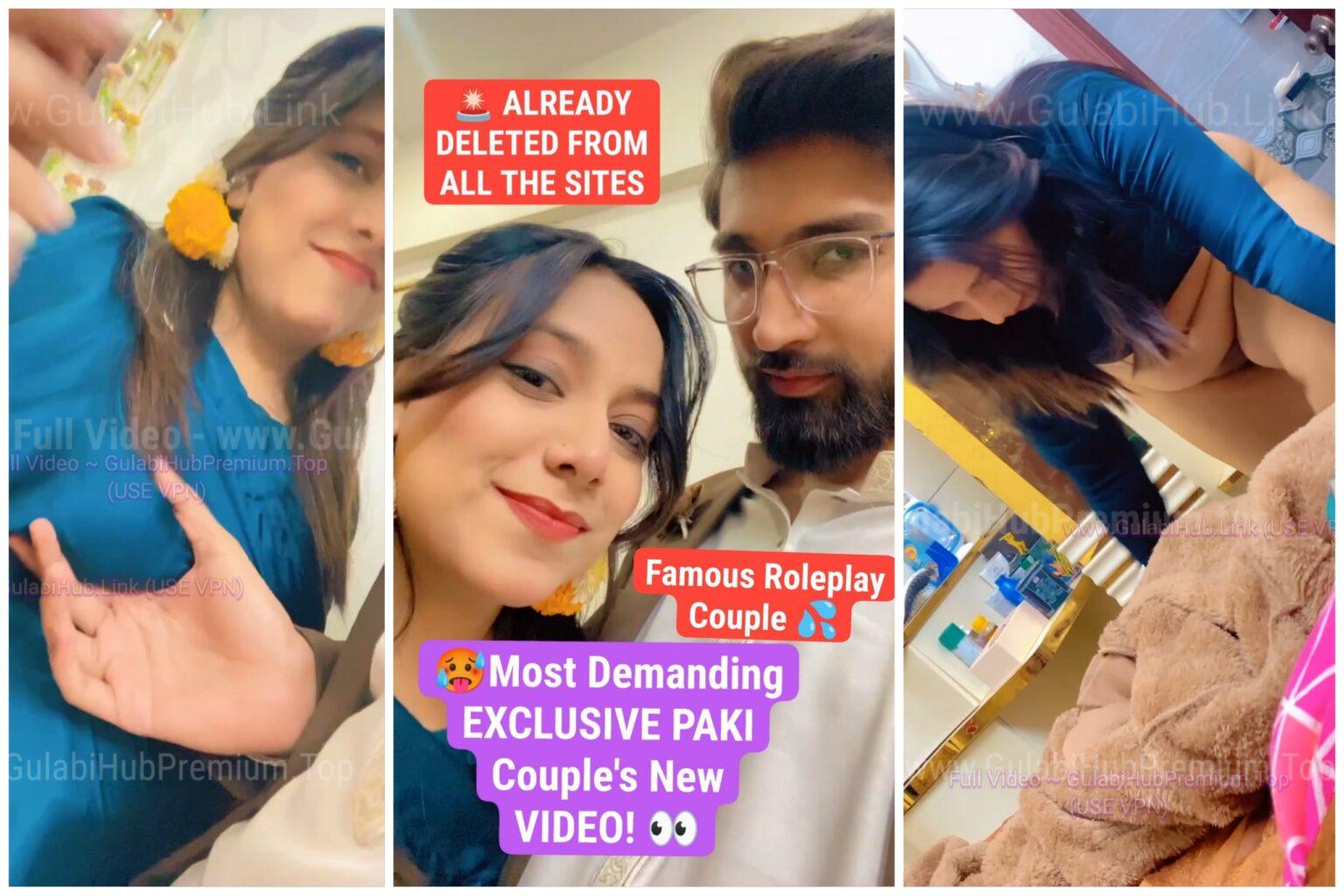 SUPER VIRAL PAKISTANI ROLEPLAY COUPLE LATEST VIDEO, HAR JAGAH SE VIDEO DELETED HAIN WATCH FAST